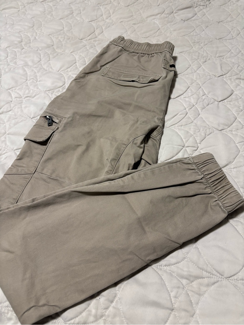 Zanerobe Men's Cargo Jogger Pants in Taupe